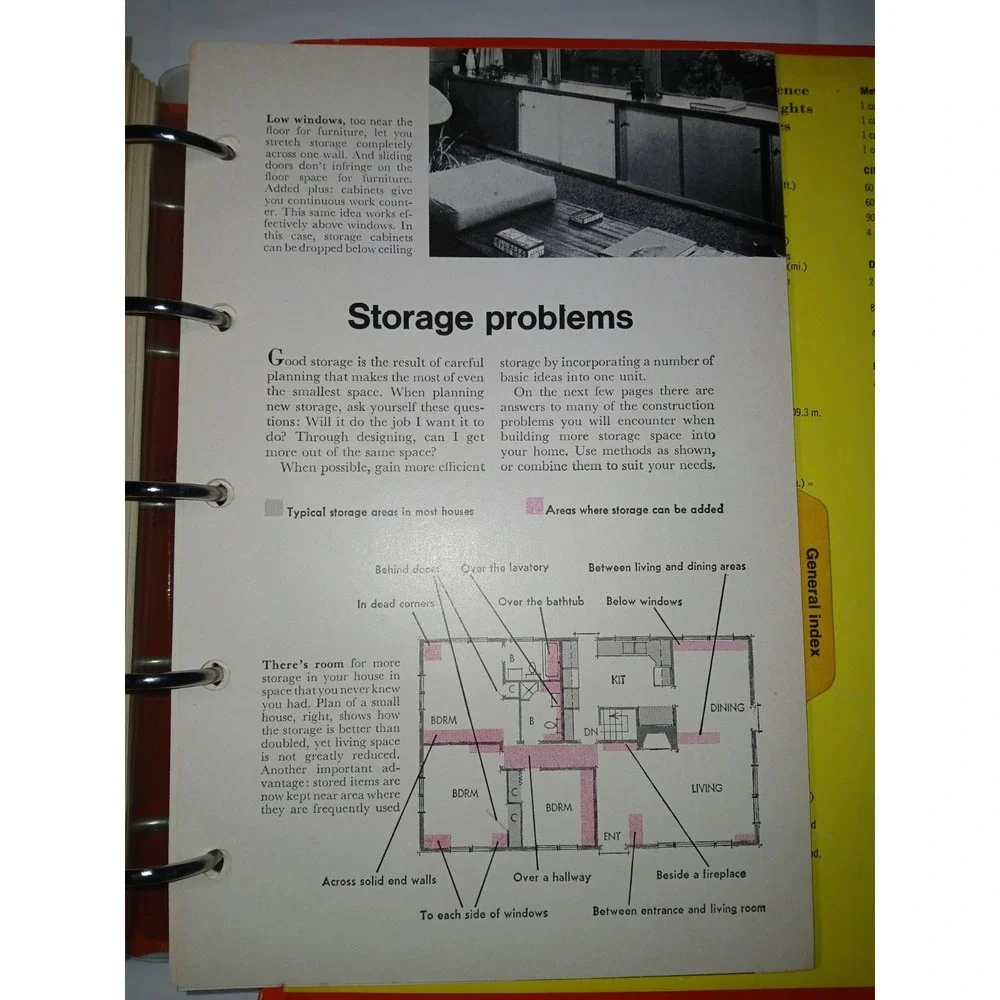 Vintage 1970 Better Homes and‎ Gardens Handyman's Book 3-Ring Binder Hardcover